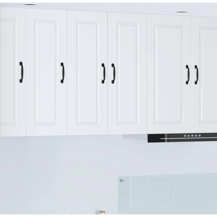 vidaXL Wandschrank PORTO Weiß 30 x 31 x 80 cm Holzwerkstoff 885355 – Bild 1