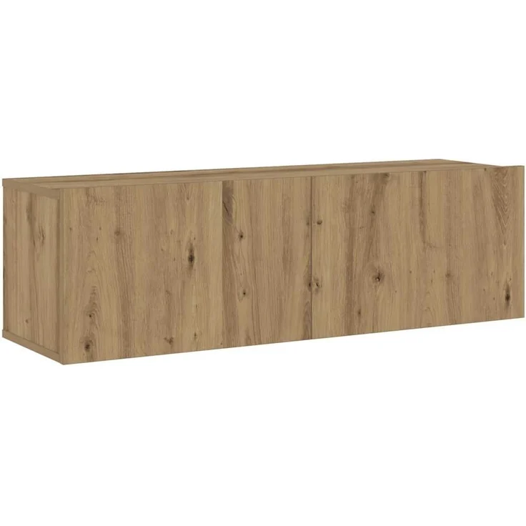 vidaXL 8-tlg. TV-Schrank-Set Wandmontage Artisan-Eiche Holzwerkstoff 3328978 – Bild 6