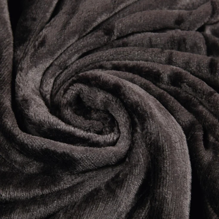 Kuscheldecke "Celina" Schwarz 150x200 cm – Bild 10