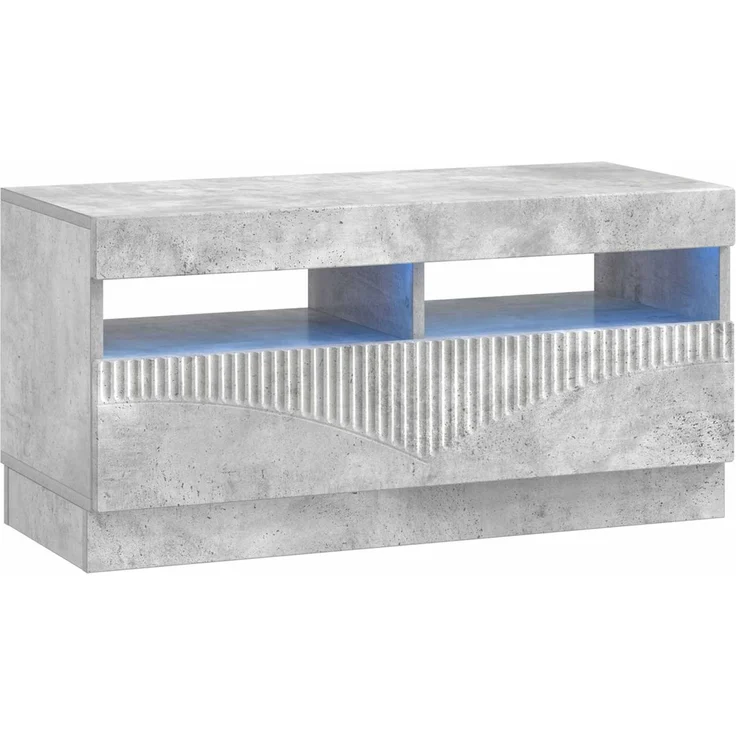 vidaXL LED-TV-Schrank HOORN 3 stk. Betongrau Holzwerkstoff 3416842 – Bild 5