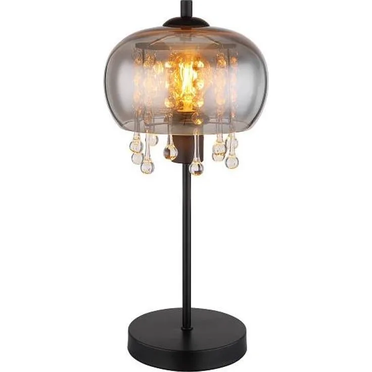 Corry Tischleuchte Metall Schwarz Matt, 1X E27 Led