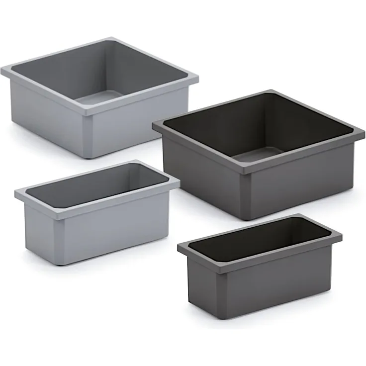 NABER 8012363 Aufbewahrungsbox 1,2 Liter, dunkelgrau, passend für Cox® - Serien