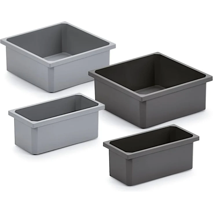 NABER 8012363 Aufbewahrungsbox 1,2 Liter, dunkelgrau, passend für Cox® - Serien – Bild 1