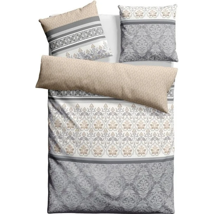 Home affaire Bettwäsche Cremona, Linon, 3 teilig, romantische Bettwäsche in verschiedenen Qualitäten, ab Gr. 135x200 cm – Bild 4