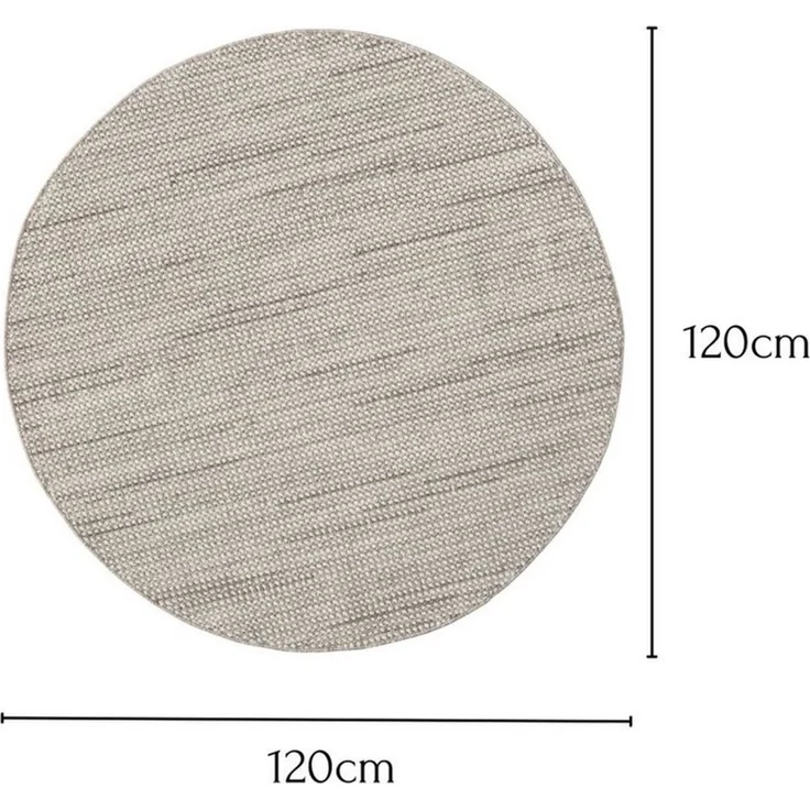 Wohnando Teppich MY-RUG Divya Sisal-Optik 120x120cm, rund, Höhe: 12 mm, Uni Farben, meliert, auch in rechteckig erhältlich – Bild 2