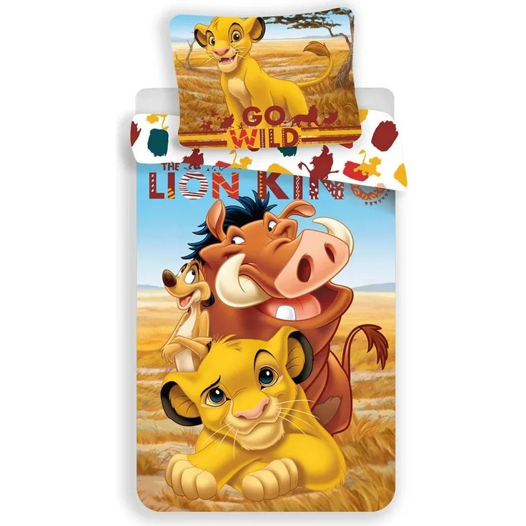 Disney 'König der Löwen' Kinderbettwäsche 140x200 cm