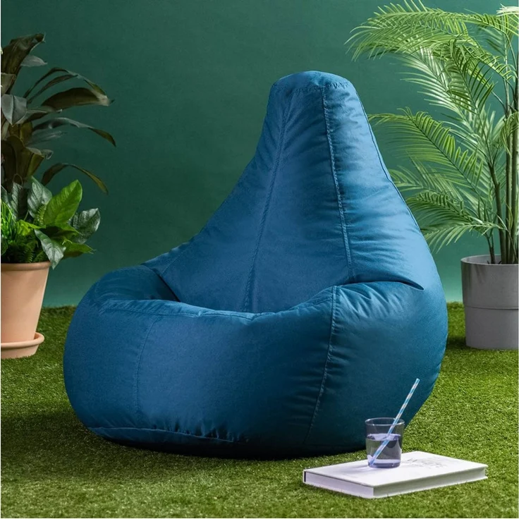 Bean Bag Bazaar Gaming Sitzsack „Recliner“, Gamer Sitzsack für Erwachsene und Kinder, Indoor Outdoor Sitzsack Sessel Gaming mit Füllung (Sitzsack, Blaugrün) – Bild 3