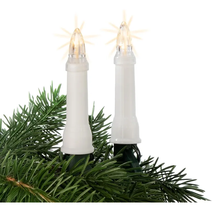 Hellum 24er LED-Riffelkette weiß außen