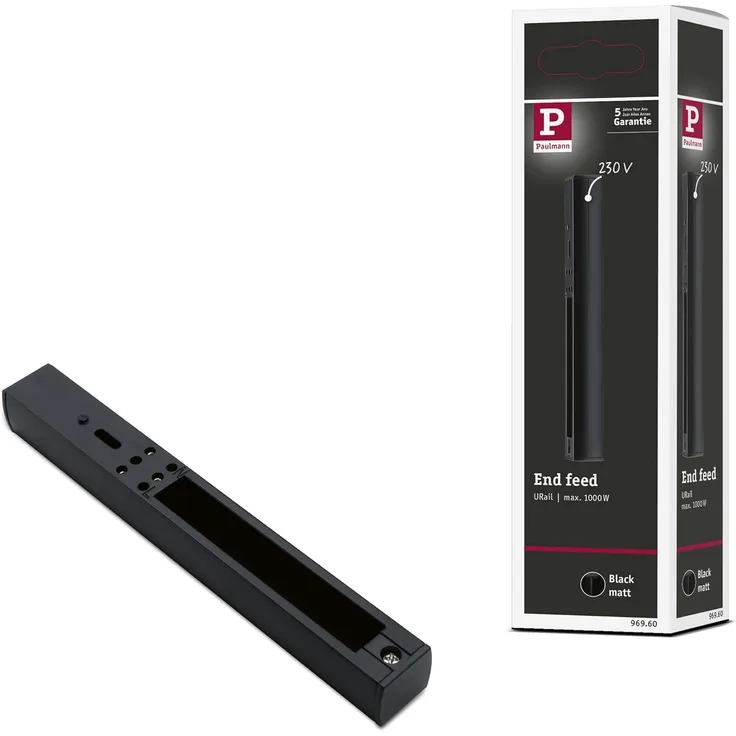 Paulmann ENDEINSPEISUNG 230V MAX. 1000W (URAIL SCHWARZ 25K540)