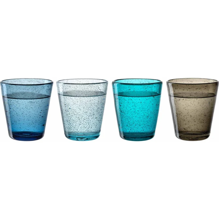 Leonardo BURANO Trinkglas-Set 4-teilig 330 ml kalte Farben – Bild 1