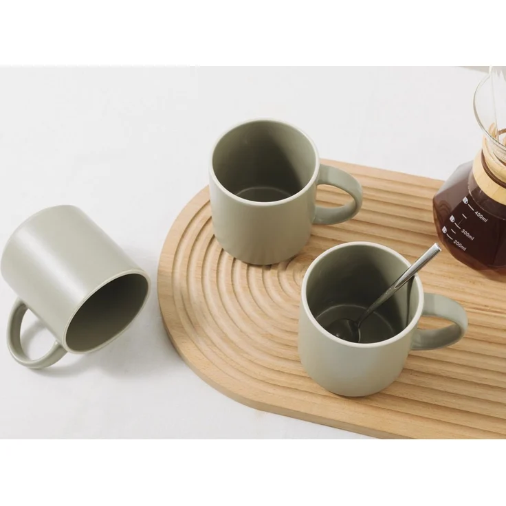 OTTO home Becher Kaffeebecher Ylvii, 6er Set, 6-tlg, Steinzeug, spülmaschinenfest und mikrowellengeeignet, 350 ml – Bild 2