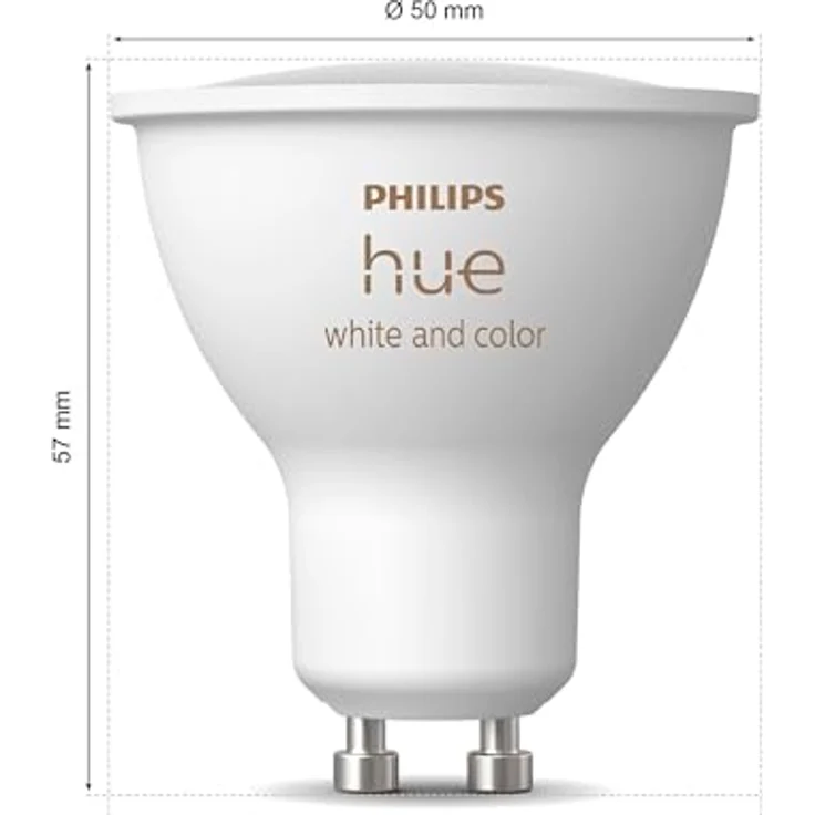 Philips Hue White & Col. Amb. GU10 Doppelpack 2x350lm. – Bild 8