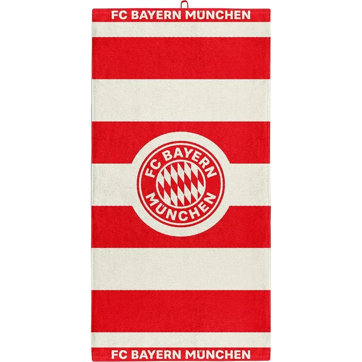 FC Bayern München Duschtuch FC Bayern München Duschtuch Rot / Weiß