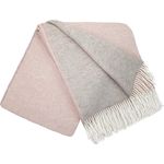 Wolldecke Merinowolldecke Plaid "FARO" Merinowolle-Kaschmir-Mix 140 x 200 cm, STTS