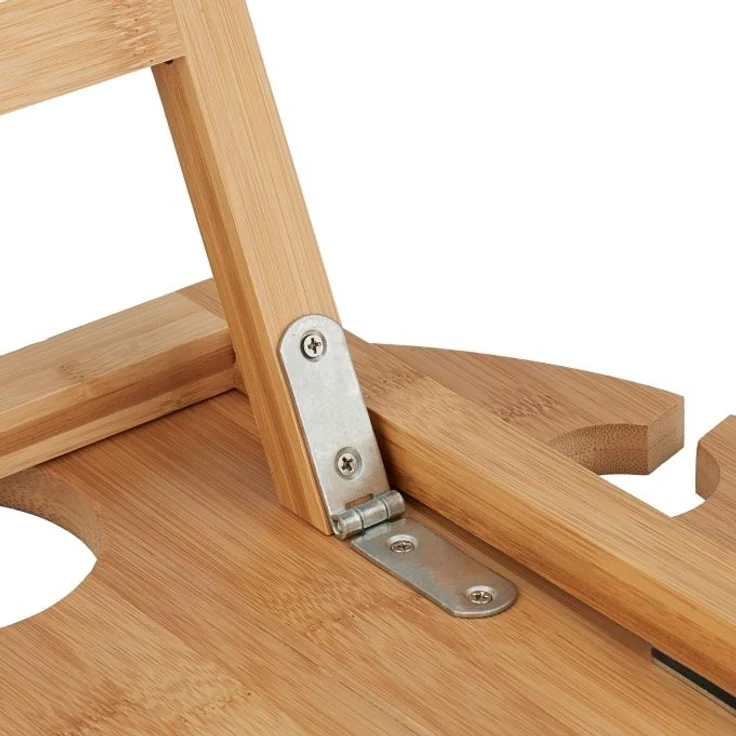 Runder Picknick Weintisch aus Bambus 10044135 – Bild 7