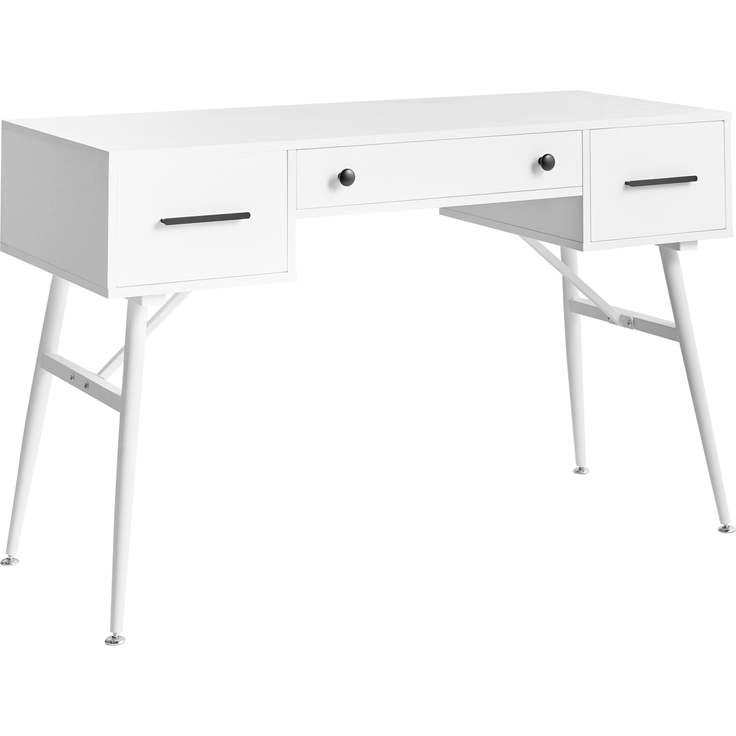 Schreibtisch MARFLA Weiß 120 cm 50 cm