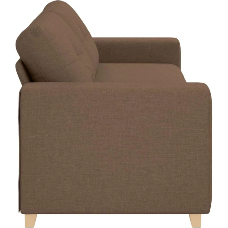 vidaXL 3-Sitzer-Sofa Braun 180 cm Stoff 4105092 – Bild 5