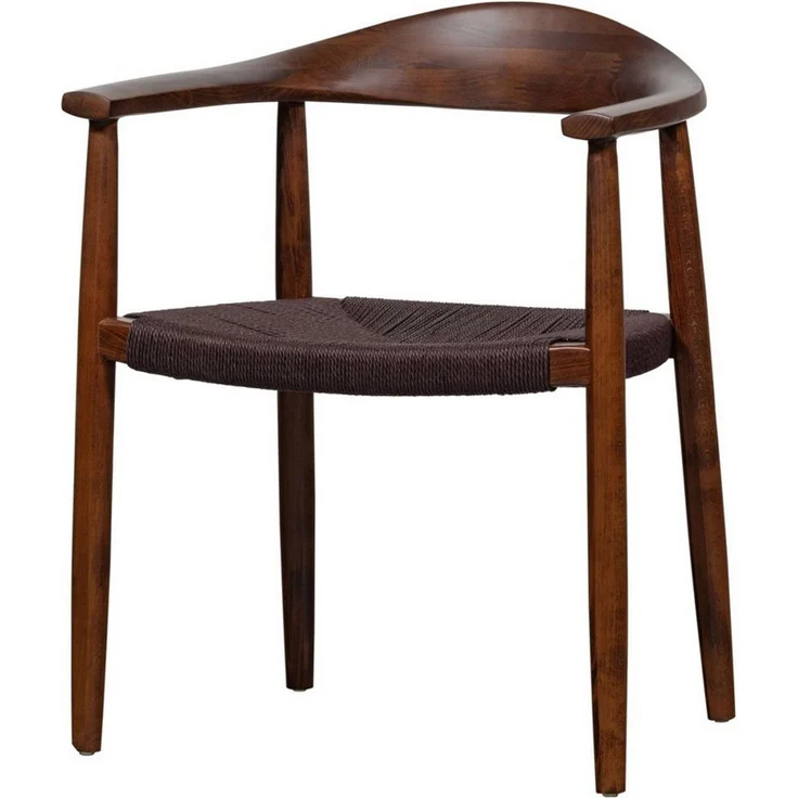 vtwonen Stuhl Embrace mit Geflechtsitz, Dunkelbraun – Bild 5