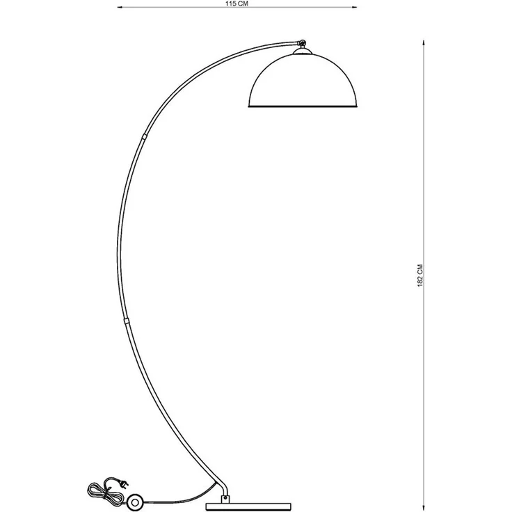RGB LED Bogenstehleuchte mit Blattgold, schwarz matt, H 182 cm – Bild 9