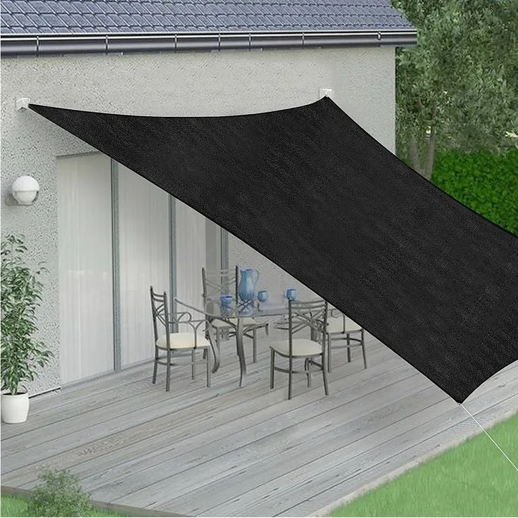 Feel2Home Sonnensegel Sonnenschutzsegel Sonnensegel Sonnendach Regenschutz versch. Farben, (Premium-Sonnenschutz), Hohe Festigkeit