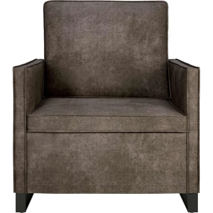 vidaXL Sessel Dunkelgrau 70 x 81 x 82 cm Kunstwildleder 42040989 – Bild 3