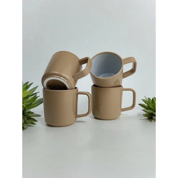 Kampa Dometic Tasse 4er Set Camping Becher Picknick Geschirr Camping rutschfest – Bild 2