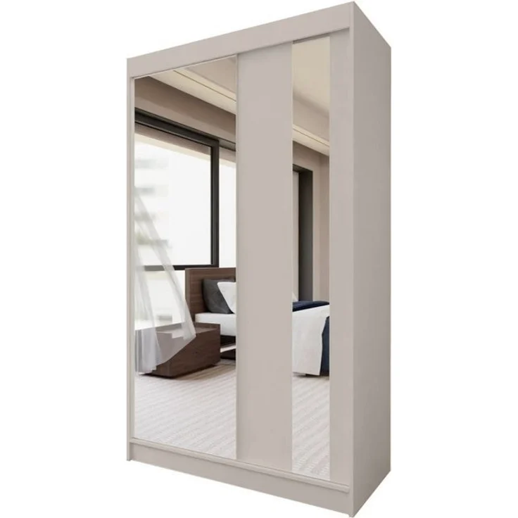 Beautysofa Schwebetürenschrank Gaja (120, 150, 180, 200 oder 240 cm breit, weiß, schwarz, graphit, artisan, Kaschmir Farbe) – Bild 3