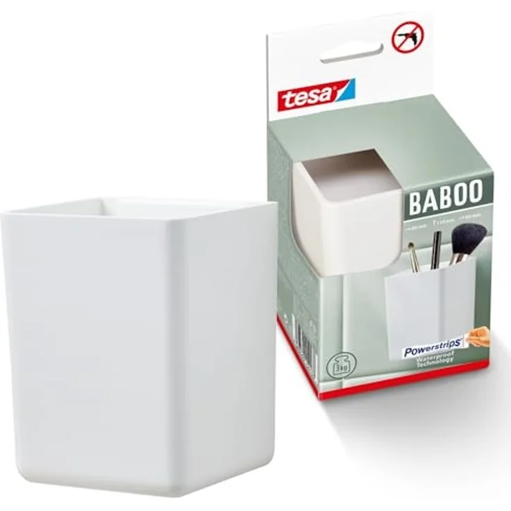 tesa Baboo Aufbewahrungsbox offen weiß – Bild 1