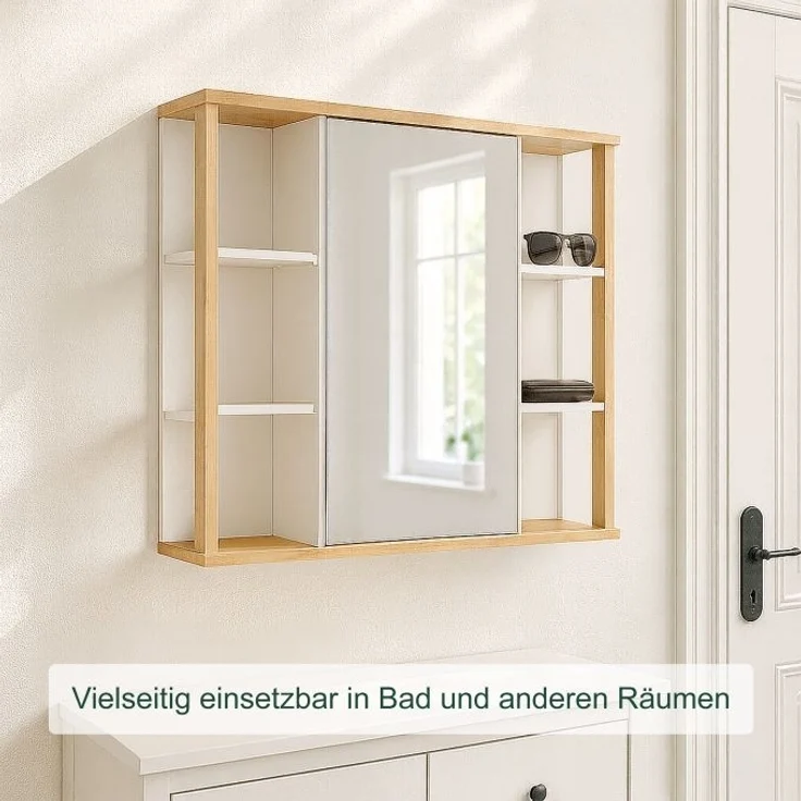 Spiegelschrank mit Bambus-Dekor 10051477 – Bild 3