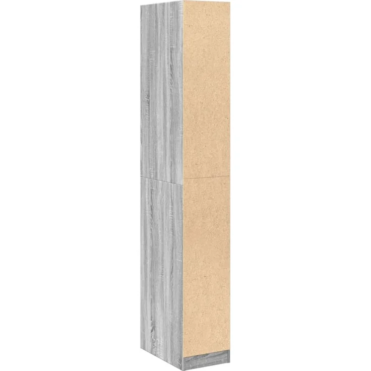 vidaXL Kleiderschrank Grau Sonoma 30x50x200 cm Holzwerkstoff 3307743 – Bild 7