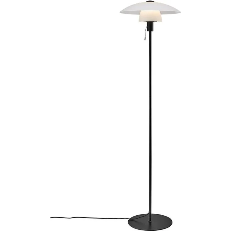 Nordlux Stehlampe VERONA, ohne Leuchtmittel, Opal Glas mundgeblasen – Bild 4