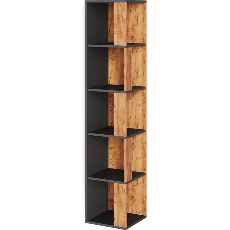 Eckregal Lio Goldkraft Eiche 33.3 x 162.2 cm Vicco