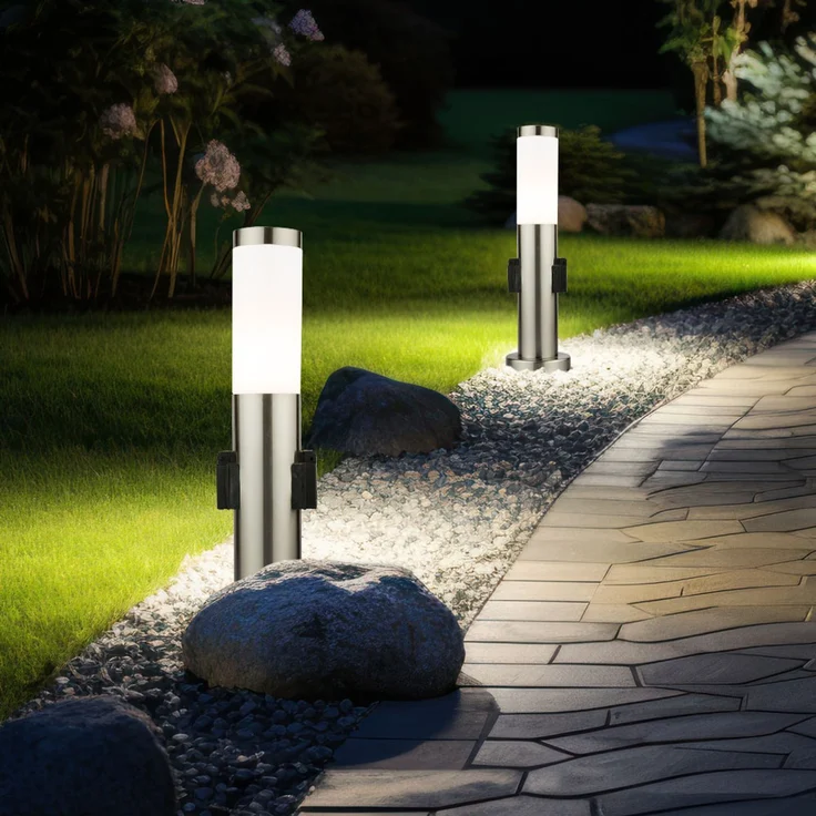 Elegante RGB LED Stehleuchte für den Außenbereich – Bild 10