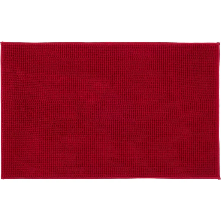Gözze Badematte Chenille, Höhe 15 mm, rutschhemmend beschichtet, fußbodenheizungsgeeignet, Polyester, rechteckig, Badteppich, Uni Farben, besonders weich durch Microfaser, waschbar