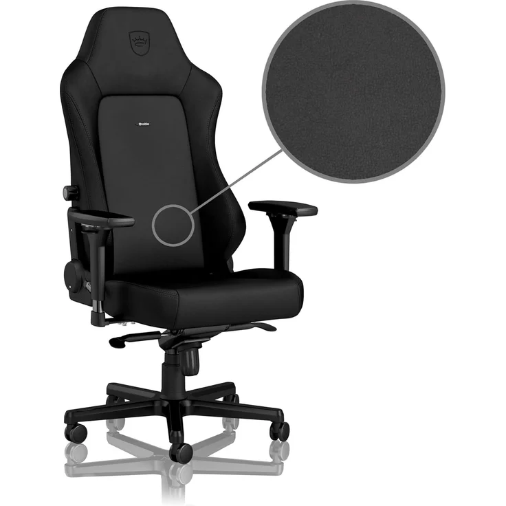 noblechairs Hero Black Edition Komfortable und Langlebige Gaming Stuhl mit Inklusive Kissen, Perfekt Optimierte Ergonomie des Office Stuhl Sorgt für Hohen Sitzkomfort – Bild 1