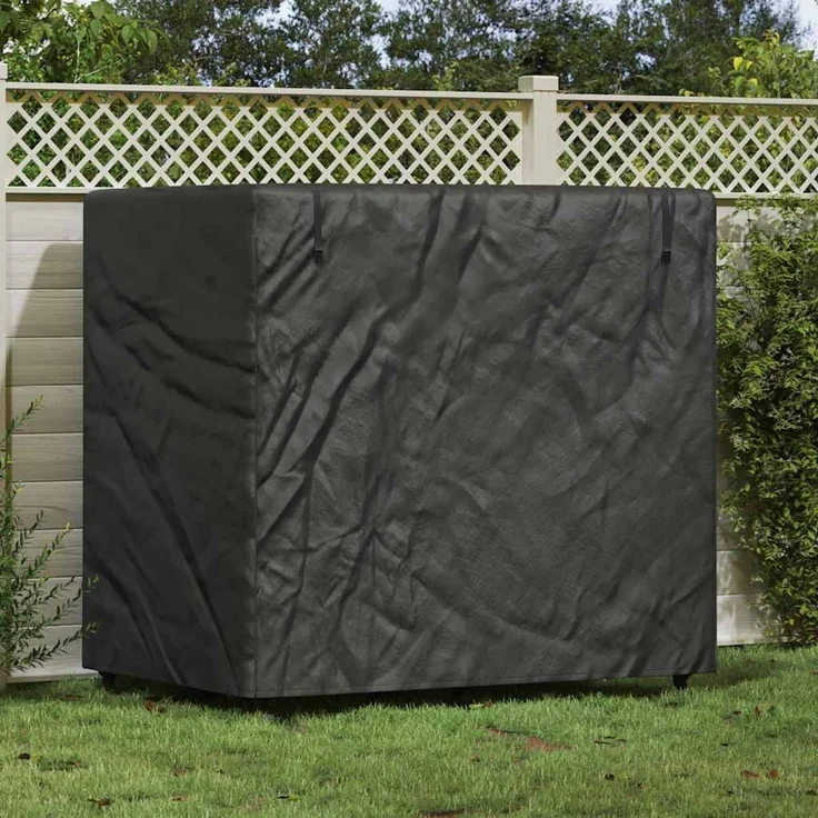 vidaXL Hollywoodschaukel-Abdeckung Schwarz 175 x 125 x 180 cm 4105917 – Bild 4