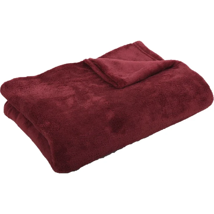 Kuscheldecke supersofte Tagesdecke vielseitig verwendbare Microfaser-Decke, flauschig und anschmiegsam in vielen verschiedenen modischen Farben erhältlich (rotbraun - kastanienbraun / 220x240 cm) – Bild 3