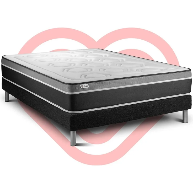 Matratzenset VITAL CARE 150 x 190 cm Bettrahmen Kit schwarz – Bild 6