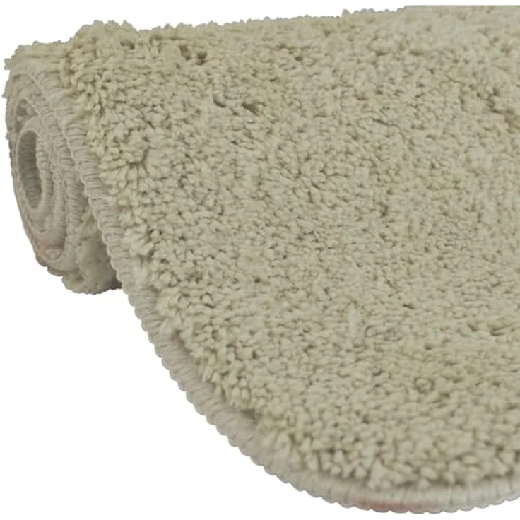 NYVI Badematte Badematten Set 3 teilig NYVISpa Lasalle Badezimmerteppich Set, Höhe 20 mm, Polyester, Badematte 50x80 + WC Vorleger mit Ausschnitt 45x50 + WC Deckelbezug – Bild 7