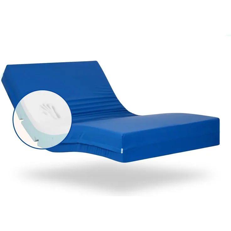 Gerialife Geriatrische Krankenhaus-Gelenkmatratze | 3 cm viskoelastischer Schaumstoff | Wasserdichter hygienischer Bezug, Memory Foam, 80x200