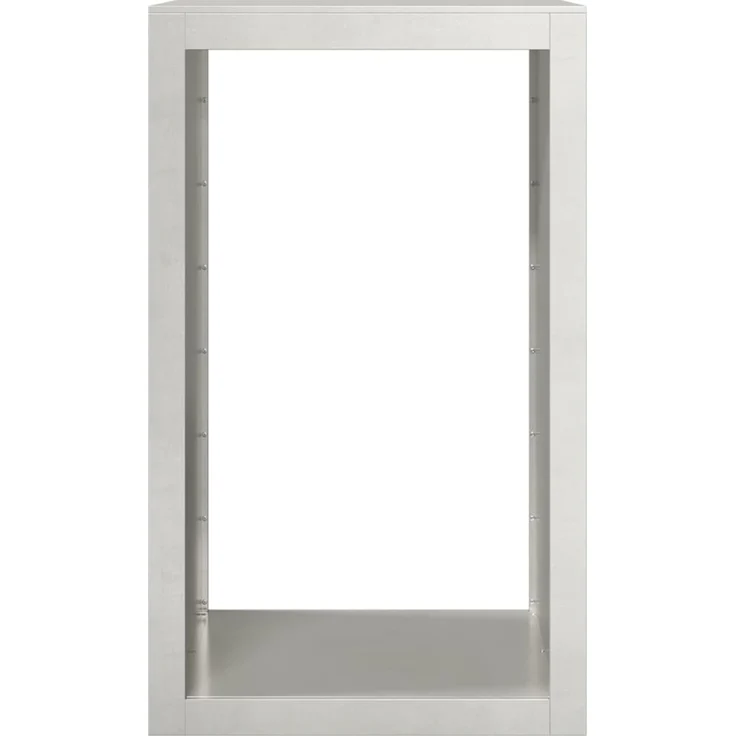 vidaXL Brennholzregal 60x40x100 cm Edelstahl 850993 – Bild 3