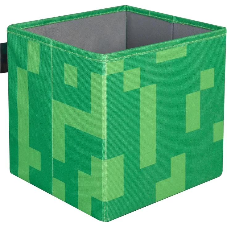 MINECRAFT - Aufbewahrungsboxen im 2er Set, faltbare Stoffboxen mit Stauraum, Creeper Design – Bild 6