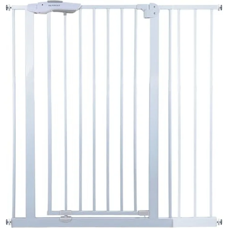 Absperrgitter Treppenschutzgitter weiß für 95-105cm Durchgang 110cm Hoch