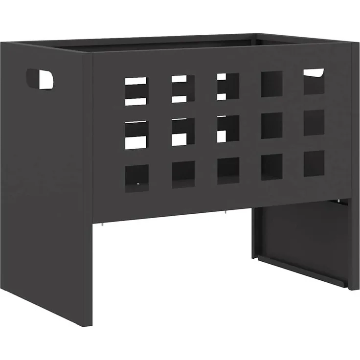 vidaXL Feuerstelle Schwarz 50 x 30 x 40 cm Stahl 858970