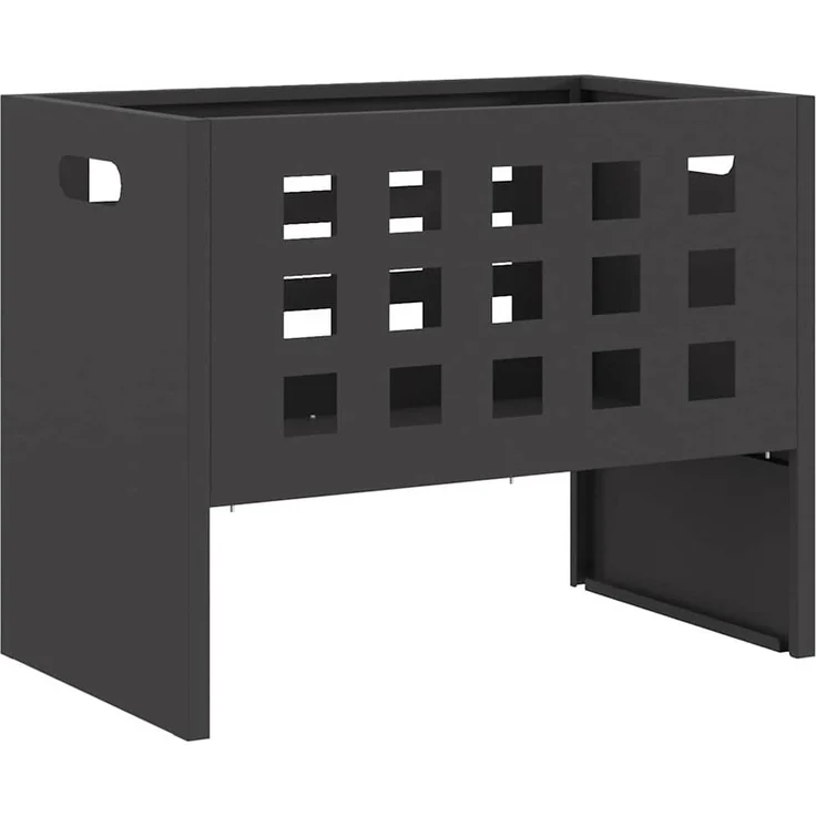 vidaXL Feuerstelle Schwarz 50 x 30 x 40 cm Stahl 858970