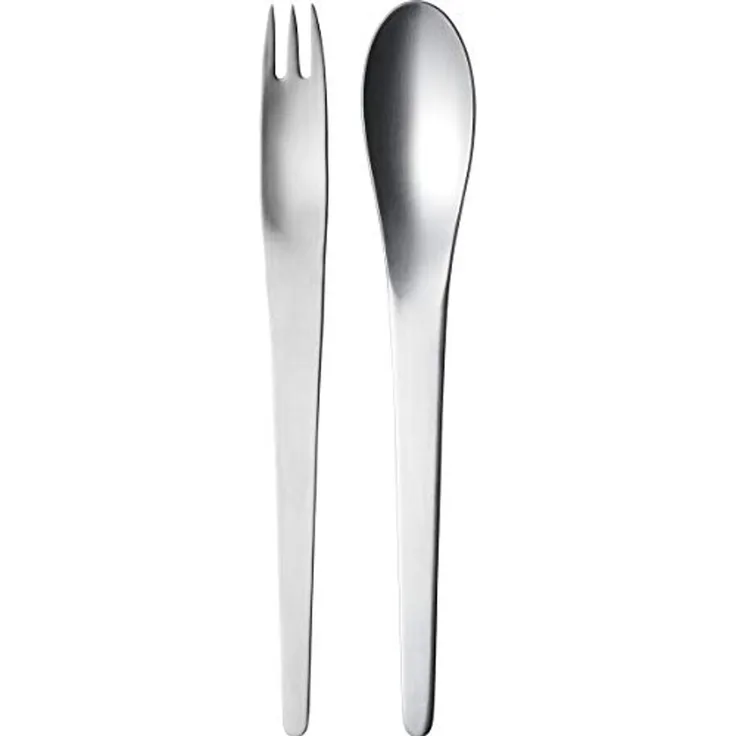 George Jensen GJ 473541 Servier Set, 2 Stück, Edelstahl, stainless steel, 5,4 x 14,7 x 33,79 cm