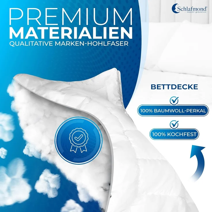 Schlafmond Medicus Clean 4-Jahreszeitendecke 135 x 200 cm – Bild 3