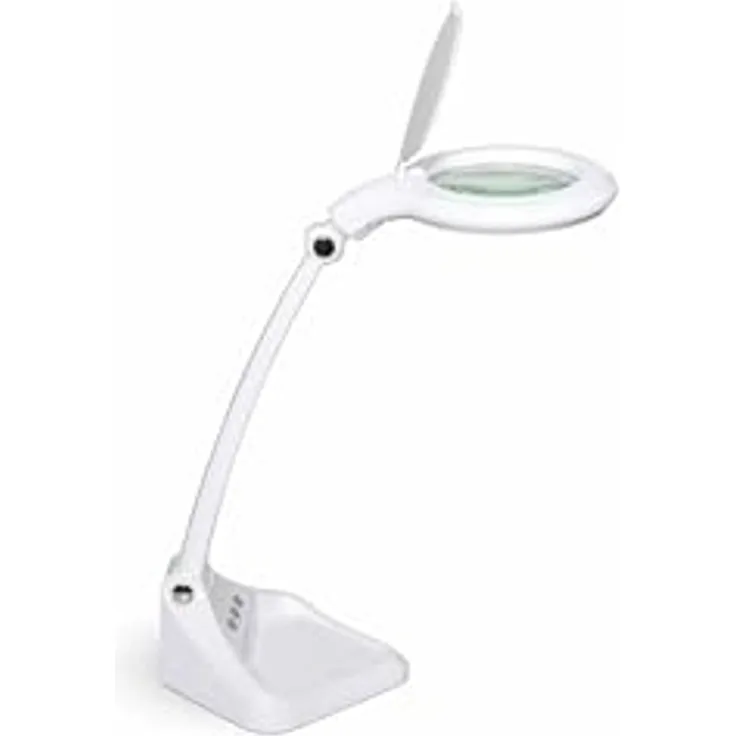 Maul LED-Lupenleuchte Mauliris dimmbar 40 LED tageslichtweiß weiß