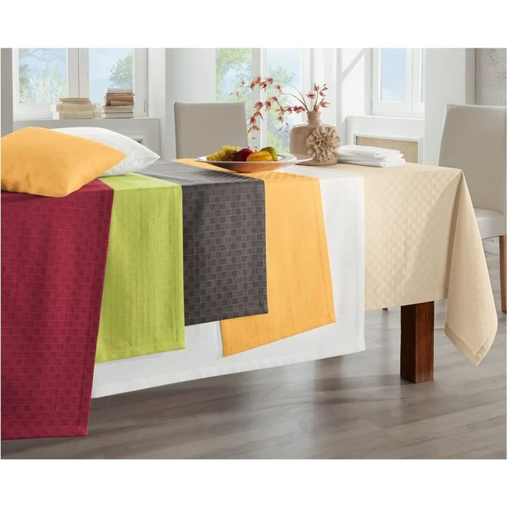 Erwin Müller Tischdecke Tischläufer "Paderborn", fleckabweisend Uni – Bild 2