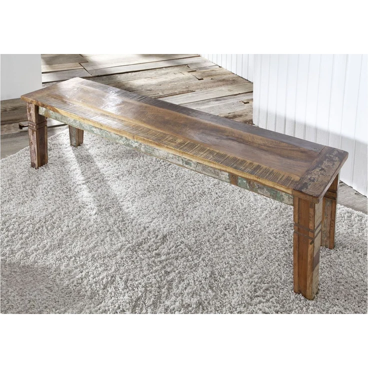 Bank Altholz 180x40x45 mehrfarbig lackiert NATURE OF SPIRIT #36 – Bild 2